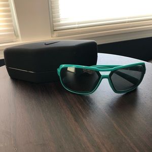 EUC Teal Nike Sport Sunglasses